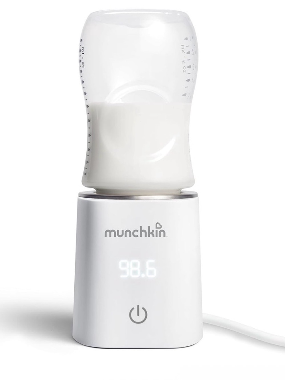 Munchkin White Digital Bottle Warmer with LED Temperature Display